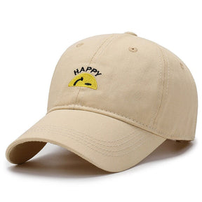 Casquette Happy Broderie - Beige / Unique