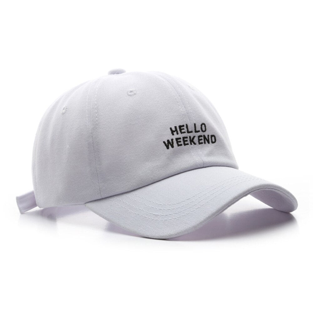 Casquette Hello Week-end - Blanc / Unique