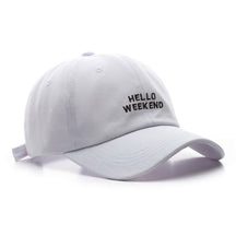 Casquette Hello Week-end Brodée - Blanc / Unique