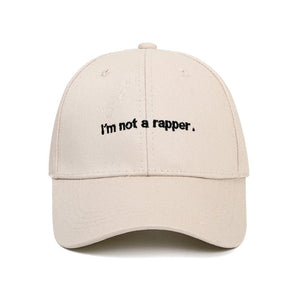 Casquette ’i’m not a rapper.’ - Beige / Unique