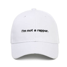 Casquette ’Je ne suis pas un rappeur.’ - Blanc / Unique