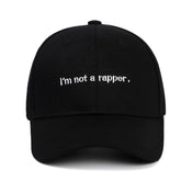 Casquette ’Je ne suis pas un rappeur.’ - Noir / Unique