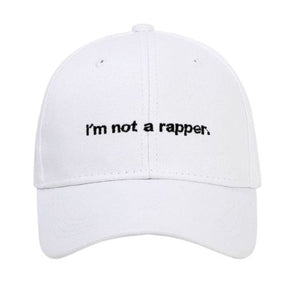 Casquette ’Je ne suis pas un rappeur.’