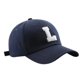 Casquette L Brodée - Bleu-Marine / Unique
