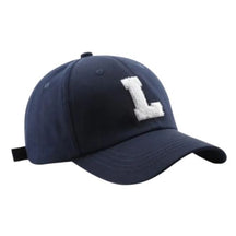 Casquette Lettre L - Bleu-Marine / Unique