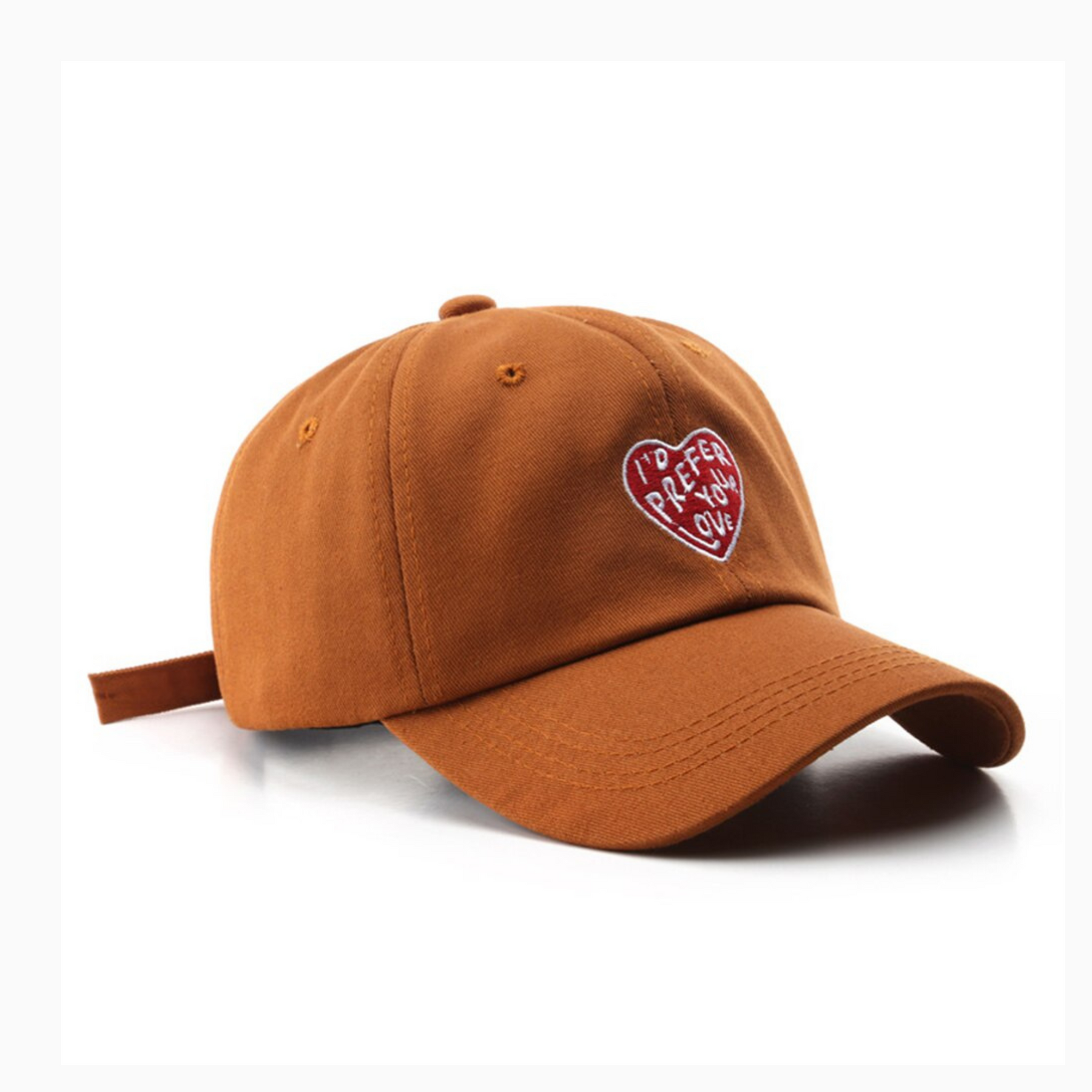 Casquette Love Broderie - Marron / Unique
