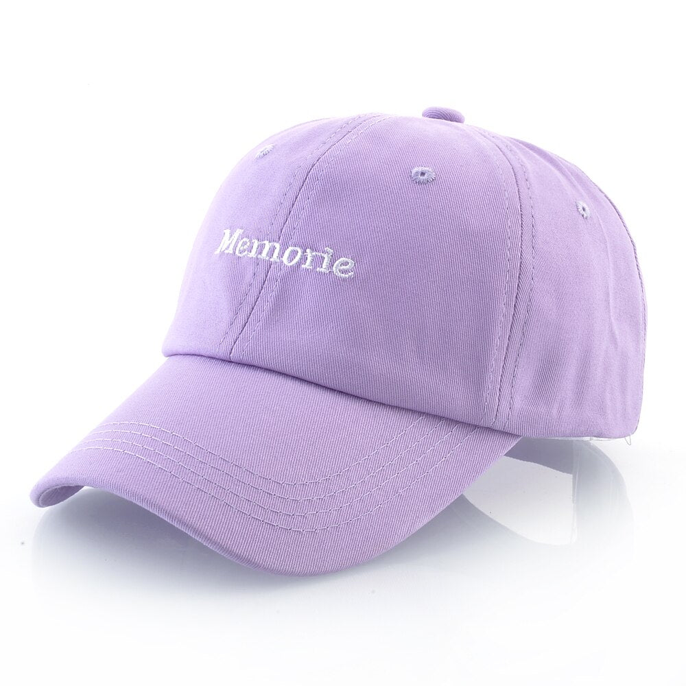 Casquette Memorie Brodée - Violet / Unique