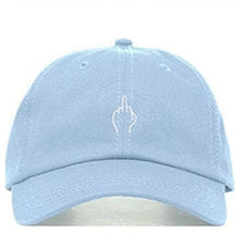 Casquette Middle Finger - Bleu / Unique