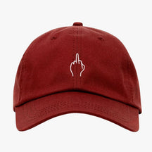 Casquette Middle Finger - Rouge / Unique