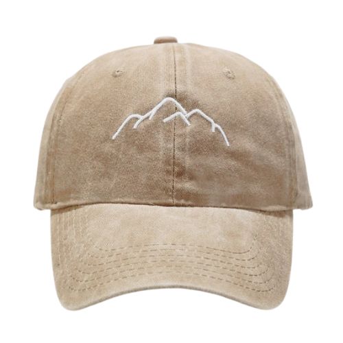 Casquette Montagne Broderie - Beige / Unique
