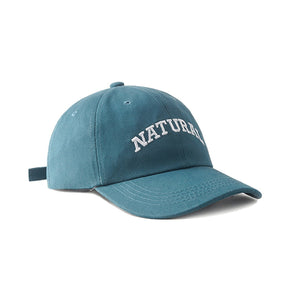 Casquette Natural Brodée - Bleu / Unique