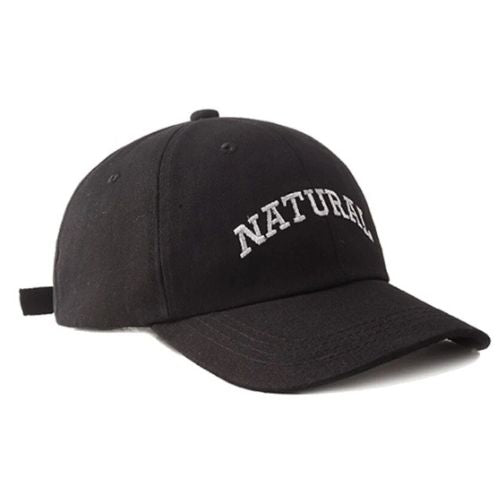 Casquette Natural Broderie - Noir / Unique