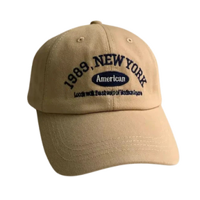 Casquette New York Américaine - Beige / Unique