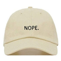 Casquette Nope - Beige / Unique