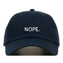Casquette Nope Brodée - Bleu marine / Unique