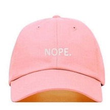 Casquette Nope - Rose / Unique