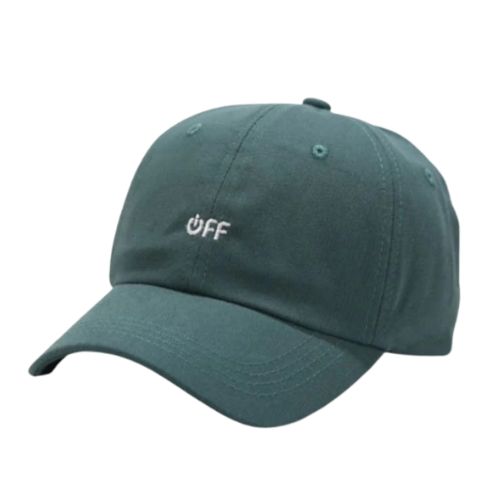 Casquette Off Brodée - Vert / Unique