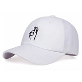 Casquette Ok Brodée - Blanc / Unique