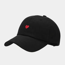 Casquette Petit Coeur - Noir / Unique