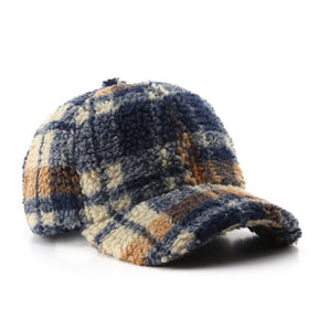 Casquette Plaid Classique - Bleu / Unique