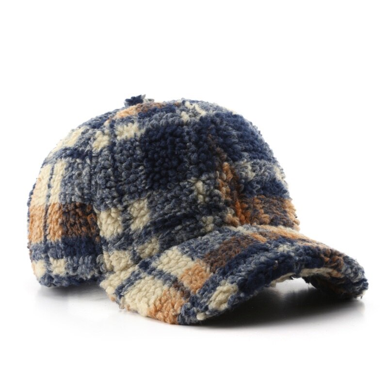 Casquette Plaid Classique - Bleu / Unique