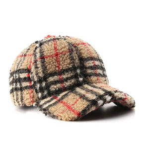 Casquette Plaid - Rouge / Unique