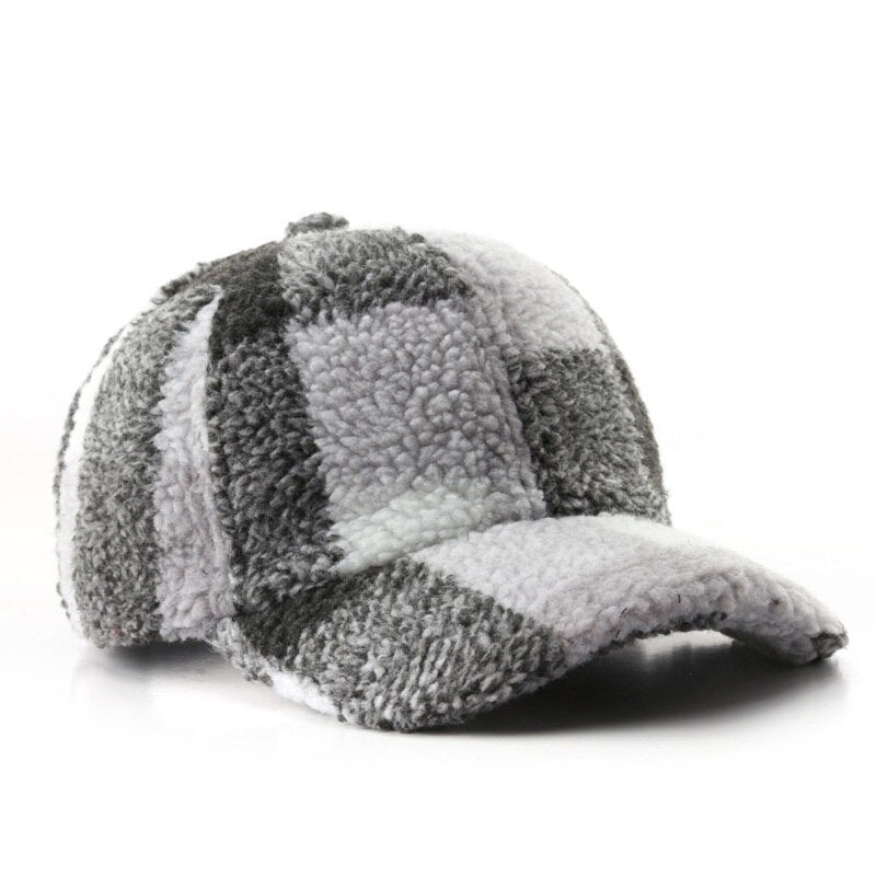 Casquette Plaid Vintage - Gris / Unique
