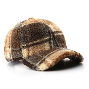 Casquette Plaid Vintage - Marron / Unique