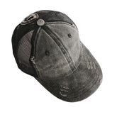 Casquette Queue de Cheval - Noir / Unique