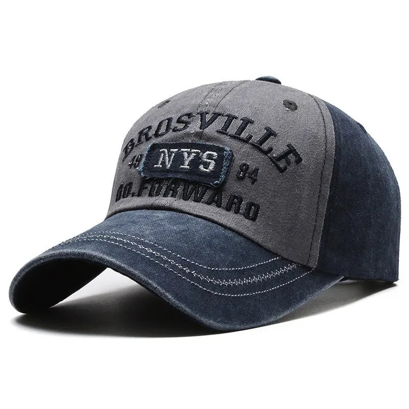 Casquette Rétro Brosville - Bleu / Unique