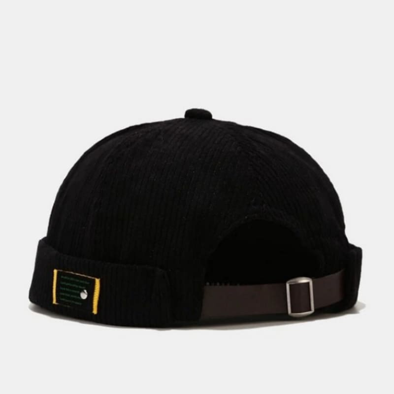 Casquette Sans Visière de Docker - Noir / Unique