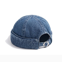 Casquette sans visière denim - Bleu / Unique