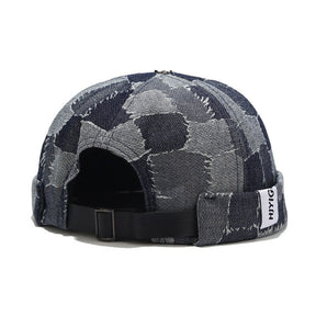 Casquette Sans Visière Effet Jean - Noir / Unique