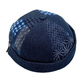 Casquette sans visière Palmier - Bleu-Marine / Unique