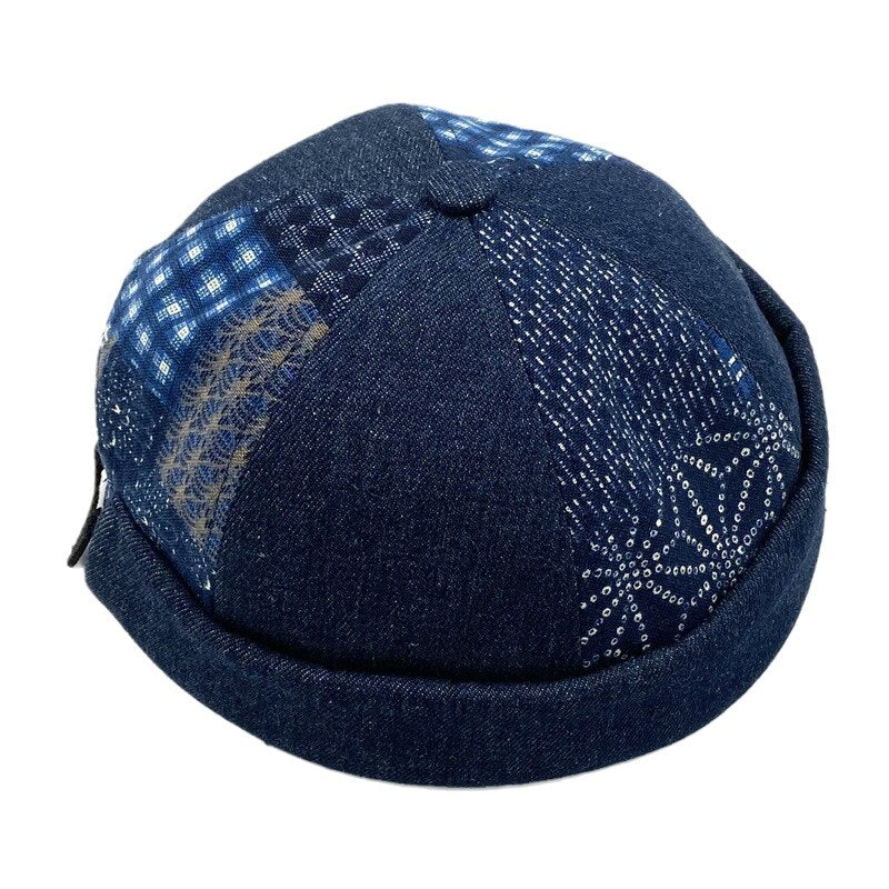 Casquette sans visière Palmier - Bleu-Marine / Unique