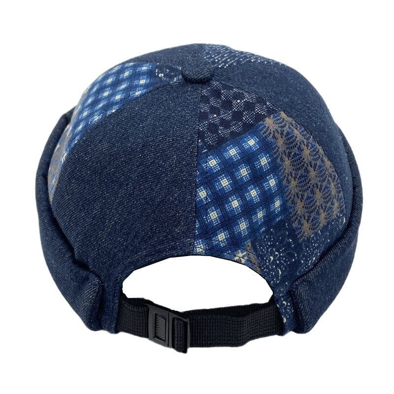Casquette sans visière Palmier - Bleu-Marine / Unique