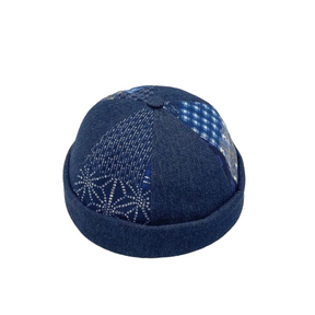 Casquette sans visière Palmier - Bleu-Marine / Unique
