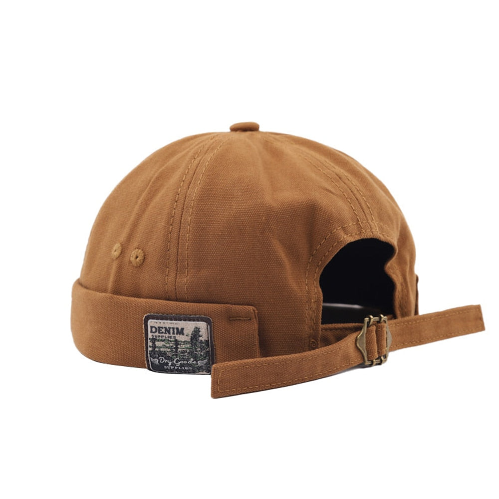 Casquette Sans Visiere Réglable - Marron / Unique