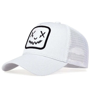 Casquette Smiley Trucker - Unique / Blanc