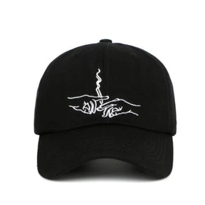 Casquette Smoke Brodée - Noir / Unique