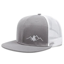 Casquette Snapback Broderie Montagne - Gris / Unique
