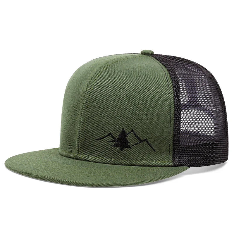Casquette Snapback Montagne - Vert / Unique
