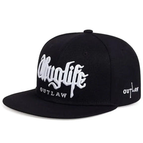 Casquette Thug Life Snapback - Noir / Unique