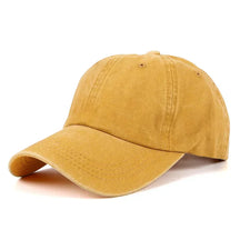 Casquette Style Usé Vintage - Jaune / Unique