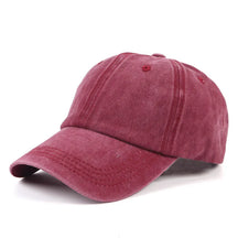 Casquette Style Usé Vintage - Rouge / Unique