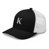 Casquette Trucker Brodée K - Blanc