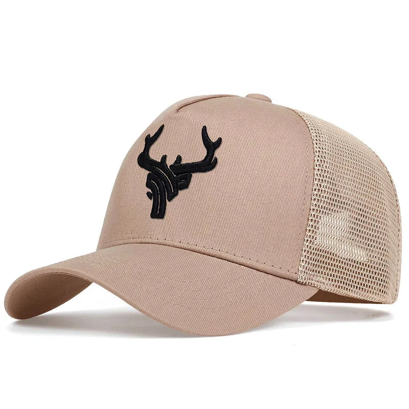 Casquette Trucker Cerf - Beige / Unique