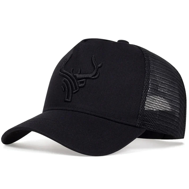 Casquette Trucker Cerf - Noir / Unique