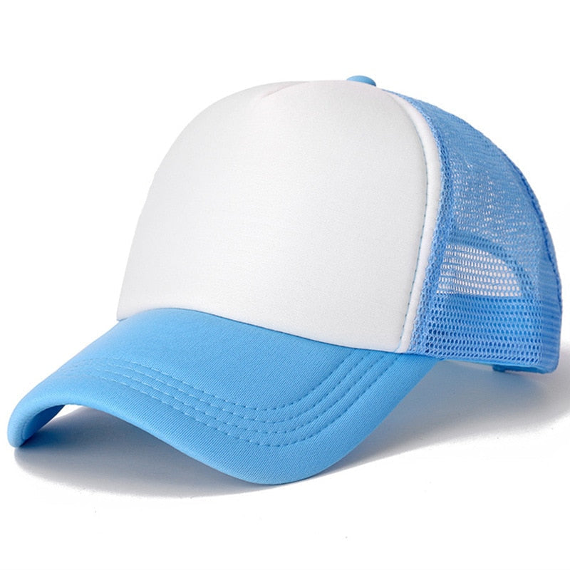 Casquette Trucker Classique - Bleu-Clair / Unique