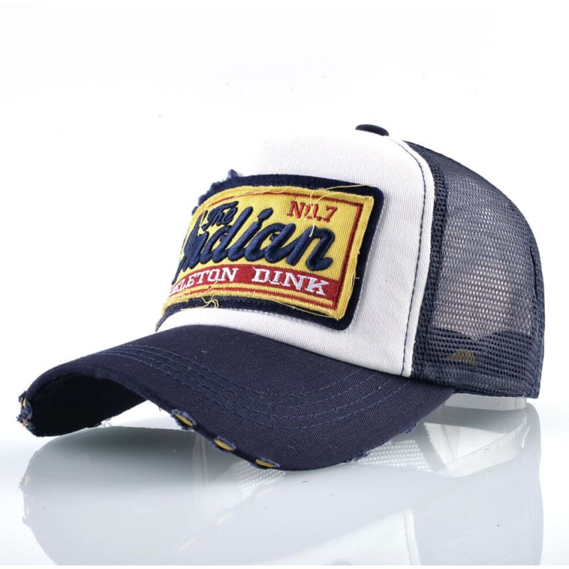 Casquette Trucker Indian - Bleu-marine / Unique
